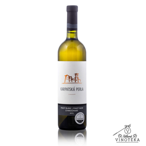 Pinot blanc / Pinot noir / Chardonnay 2015, suché, Karpatská perla Šenkvice